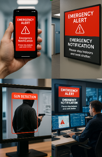 Emergency alerts for safety