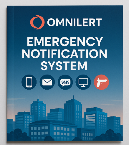 Emergency notification system pamplate